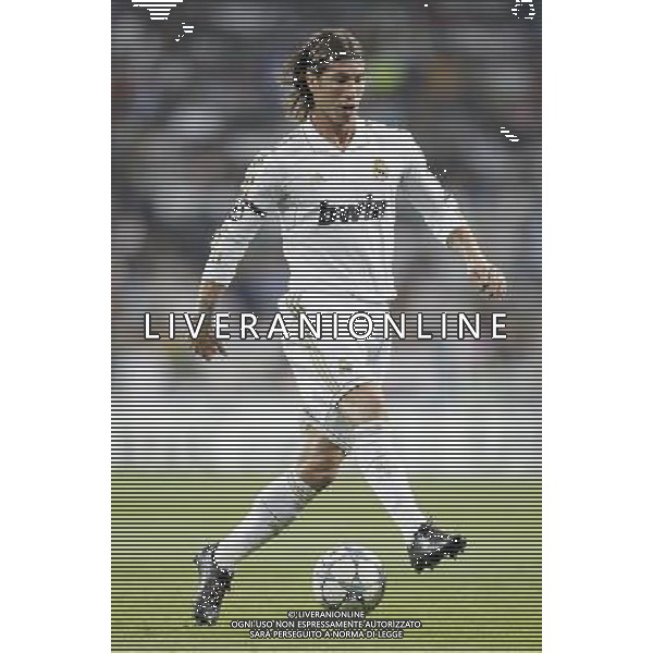 Real Madrid\'s Sergio Ramos during UEFA Champions League match. September 27, 2011. (ALTERPHOTOS/Alvaro Hernandez) /AG ALDO LIVERAN SAS ITALY ONLY