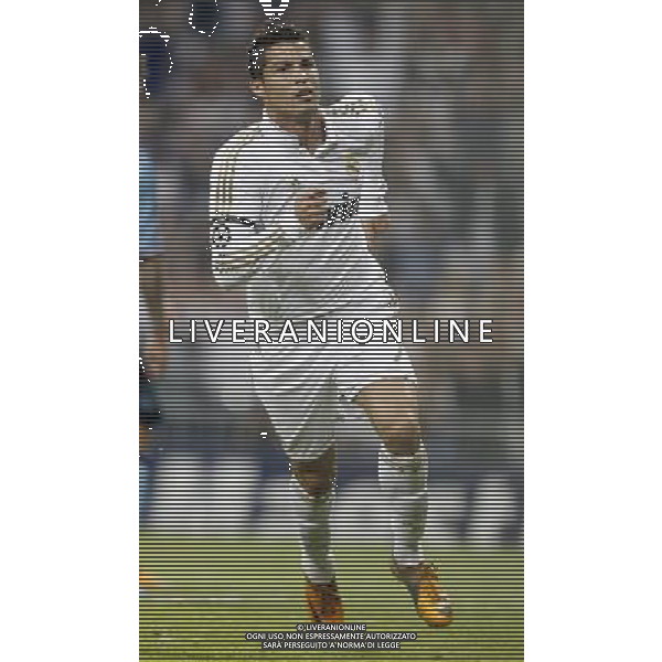 Real Madrid\'s Cristiano Ronaldo celebrates during UEFA Champions League match. September 27, 2011. (ALTERPHOTOS/Alvaro Hernandez) /AG ALDO LIVERAN SAS ITALY ONLY