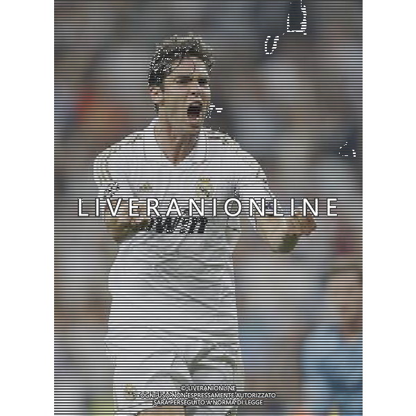 Real Madrid\'s Kaka celebrates during UEFA Champions League match. September 27, 2011. (ALTERPHOTOS/Alvaro Hernandez) /AG ALDO LIVERAN SAS ITALY ONLY