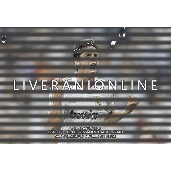 Real Madrid\'s Kaka celebrates during UEFA Champions League match. September 27, 2011. (ALTERPHOTOS/Alvaro Hernandez) /AG ALDO LIVERAN SAS ITALY ONLY