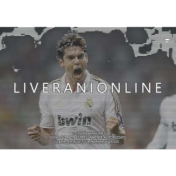 Real Madrid\'s Kaka celebrates during UEFA Champions League match. September 27, 2011. (ALTERPHOTOS/Alvaro Hernandez) /AG ALDO LIVERAN SAS ITALY ONLY