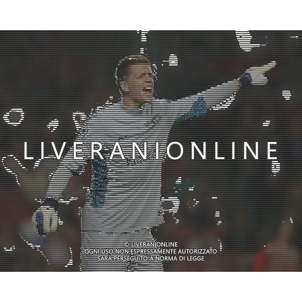 Arsenal\'s Wojciech Szczesny in action during todays match Football - UEFA Champions League - Group F - Arsenal v Olympiacos FC - Wed 28 Sep 2011 - Emirates Stadium - London - UK Foto: Michal Zemanek / Newspix.pl LIGA MISTRZOW SEZON 2011/2012 PILKA NOZNA ARSENAL LONDYN vs OLYMPIAKOS PIREUS --- Newspix.pl ARSENAL OLYMPIACOS - CHAMPIONS LEAGUE - ©AG ALDO LIVERANI SAS ITALY ONLY -. *** Local Caption *** .