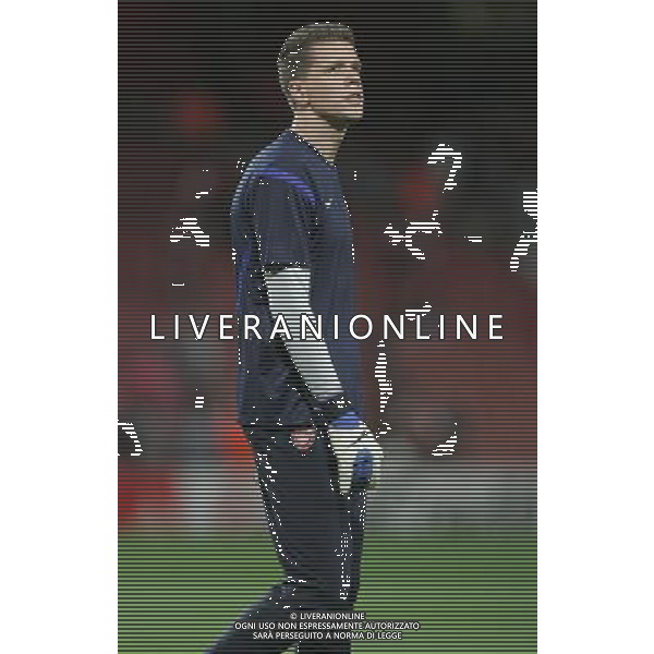 Arsenal\'s Wojciech Szczesny Football - UEFA Champions League - Group F - Arsenal v Olympiacos FC - Wed 28 Sep 2011 - Emirates Stadium - London - UK Foto: Michal Zemanek / Newspix.pl LIGA MISTRZOW SEZON 2011/2012 PILKA NOZNA ARSENAL LONDYN vs OLYMPIAKOS PIREUS --- Newspix.pl ARSENAL OLYMPIACOS - CHAMPIONS LEAGUE - ©AG ALDO LIVERANI SAS ITALY ONLY -. *** Local Caption *** .