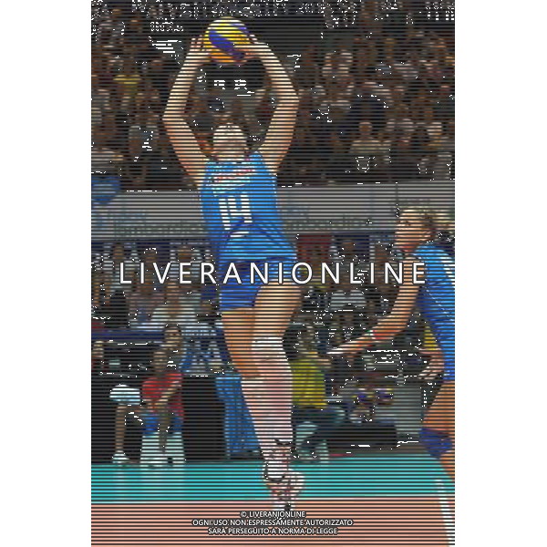 Monza 28-09-2011 Campionati Europei femminili di Pallavolo - Quarti di finale Italia - Olanda nella foto: Eleonora Lo Bianco (Italia) foto Roberto Garavaglia - ag. Aldo Liverani sas