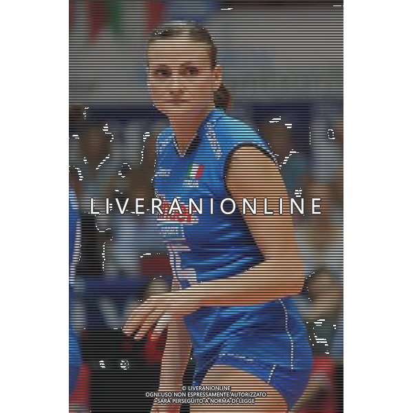 Monza 28-09-2011 Campionati Europei femminili di Pallavolo - Quarti di finale Italia - Olanda nella foto: Antonella Del Core (Italia) foto Roberto Garavaglia - ag. Aldo Liverani sas