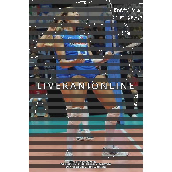 Monza 28-09-2011 Campionati Europei femminili di Pallavolo - Quarti di finale Italia - Olanda nella foto: Valentina Arrighetti (Italia) foto Roberto Garavaglia - ag. Aldo Liverani sas