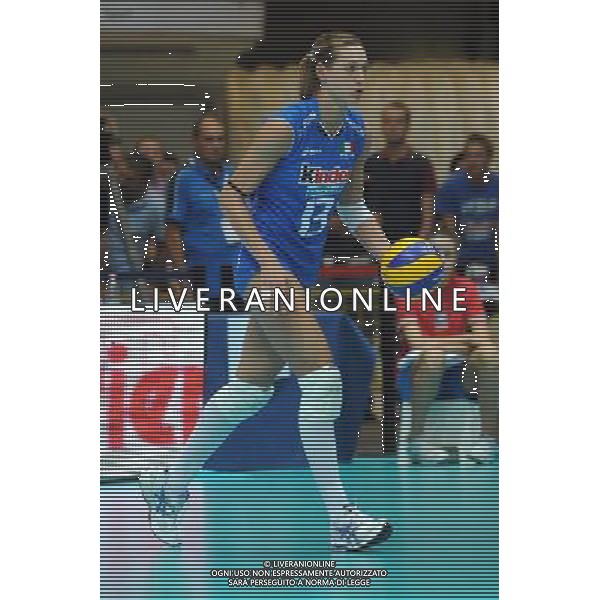 Monza 28-09-2011 Campionati Europei femminili di Pallavolo - Quarti di finale Italia - Olanda nella foto: Valentina Arrighetti (Italia) foto Roberto Garavaglia - ag. Aldo Liverani sas