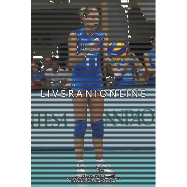 Monza 28-09-2011 Campionati Europei femminili di Pallavolo - Quarti di finale Italia - Olanda nella foto: Simona Gioli (Italia) foto Roberto Garavaglia - ag. Aldo Liverani sas