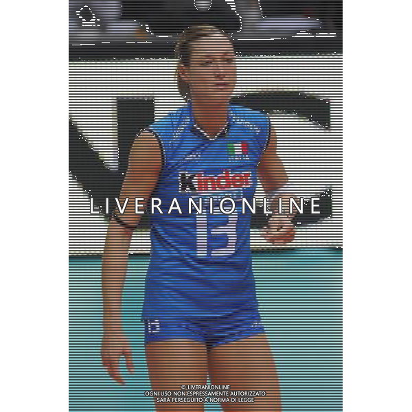 Monza 28-09-2011 Campionati Europei femminili di Pallavolo - Quarti di finale Italia - Olanda nella foto: Valentina Arrighetti (Italia) foto Roberto Garavaglia - ag. Aldo Liverani sas