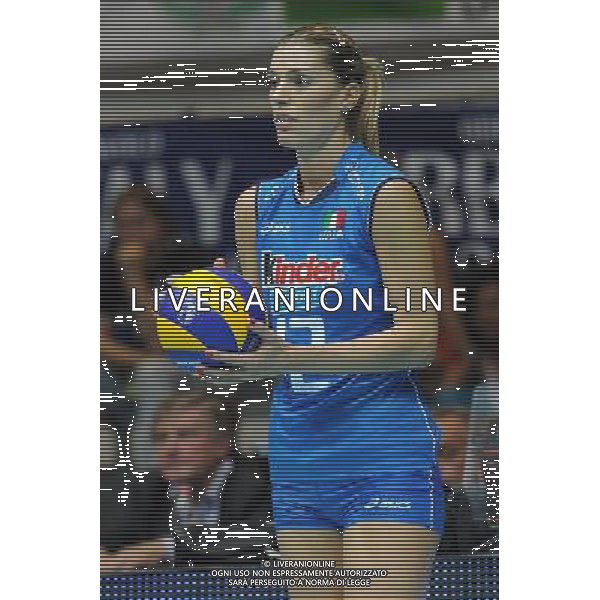Monza 28-09-2011 Campionati Europei femminili di Pallavolo - Quarti di finale Italia - Olanda nella foto: Francesca Piccinini (Italia) foto Roberto Garavaglia - ag. Aldo Liverani sas