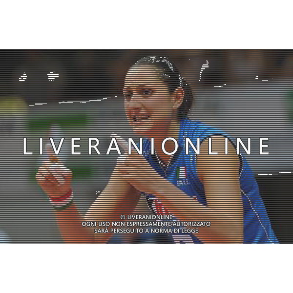 Monza 28-09-2011 Campionati Europei femminili di Pallavolo - Quarti di finale Italia - Olanda nella foto: Carolina Costagrande (Italia) foto Roberto Garavaglia - ag. Aldo Liverani sas