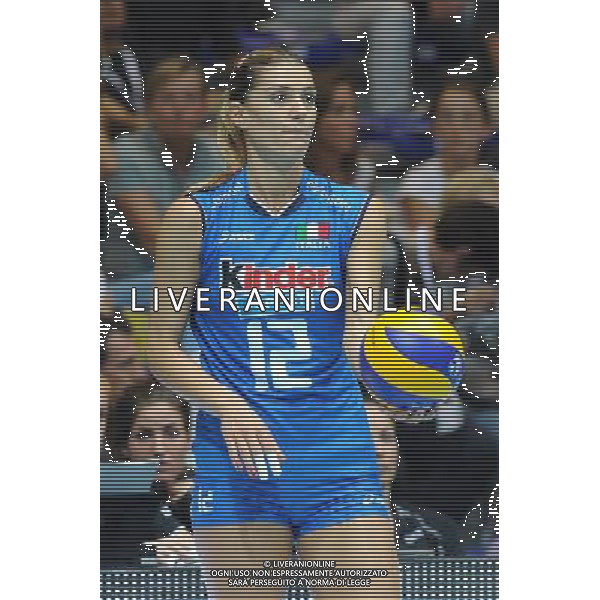 Monza 28-09-2011 Campionati Europei femminili di Pallavolo - Quarti di finale Italia - Olanda nella foto: Francesca Piccinini (Italia) foto Roberto Garavaglia - ag. Aldo Liverani sas