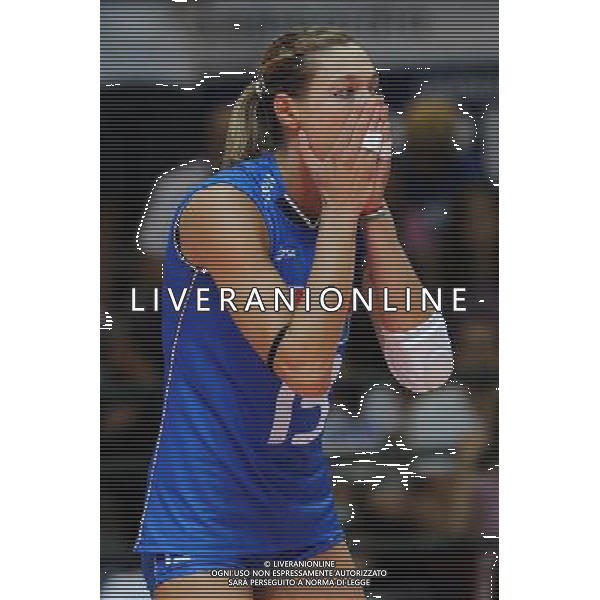 Monza 28-09-2011 Campionati Europei femminili di Pallavolo - Quarti di finale Italia - Olanda nella foto: Valentina Arrighetti (Italia) foto Roberto Garavaglia - ag. Aldo Liverani sas