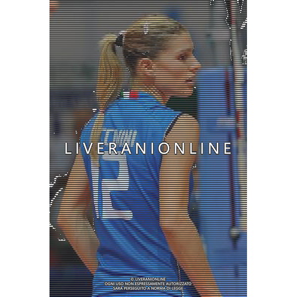 Monza 28-09-2011 Campionati Europei femminili di Pallavolo - Quarti di finale Italia - Olanda nella foto: Francesca Piccinini (Italia) foto Roberto Garavaglia - ag. Aldo Liverani sas
