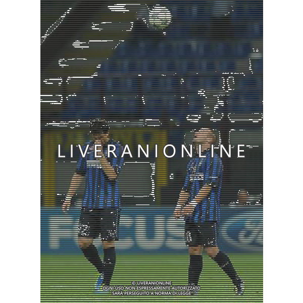UEFA Champions League 2011/2012 Gruppo B Milano - 14.09.2011 Inter-Trabzonspor Nella Foto:delusione sneijder milito /Ph.Vitez-Ag. Aldo Liverani
