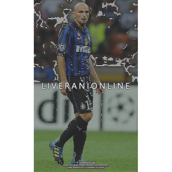 UEFA Champions League 2011/2012 Gruppo B Milano - 14.09.2011 Inter-Trabzonspor Nella Foto:Esteban Cambiasso /Ph.Vitez-Ag. Aldo Liverani