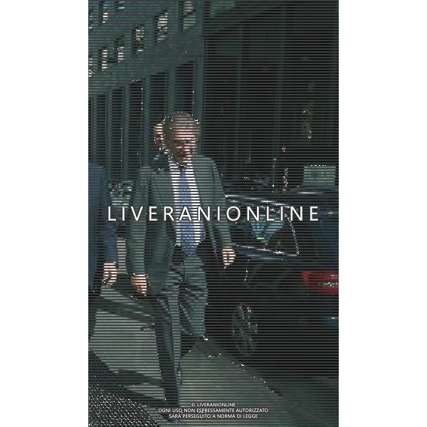 MILANO - 21-9-2011 ARRIVO PRESIDENTE MASSIMO MORATTI NEGLI UFFICI DELLA SARAS IL GIORNO DOPO LA SCONFITTA DELL\'INTER CON IL NOVARA PH.FIOCHI/ALDO LIVERANI