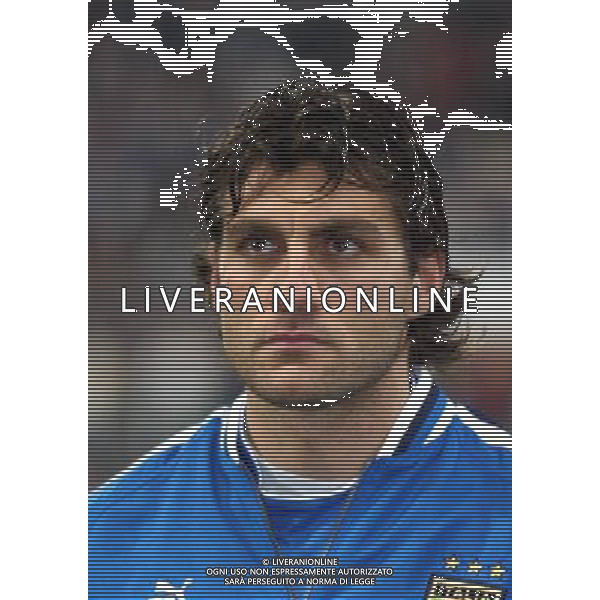 NAZIONALE ITALIANA CALCIO 2004 NELLA FOTO CRISTIAN VIERI AGENZIA ALDO LIVERANI
