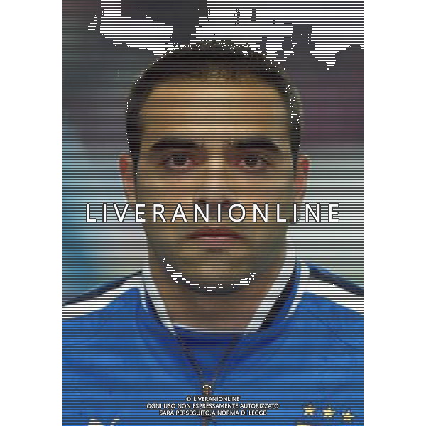 NAZIONALE ITALIANA CALCIO 2004 NELLA FOTO FABRIZIO MICCOLI AGENZIA ALDO LIVERANI