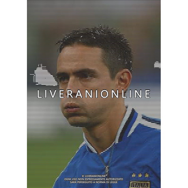 NAZIONALE ITALIANA CALCIO 2004 NELLA FOTO FLIPPO INZAGHI AGENZIA ALDO LIVERANI