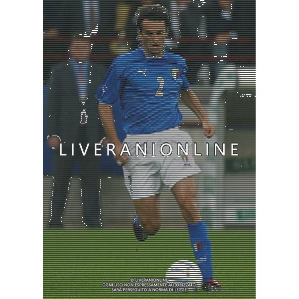 NAZIONALE ITALIANA CALCIO 2004 NELLA FOTO CRISTIAN PANUCCI AGENZIA ALDO LIVERANI