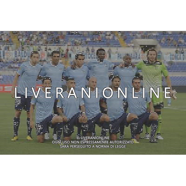 Roma - 15/09/2011 - Stadio Olimpico - Uefa Europa League 2011/2012 - Fase a gironi (Gruppo D) - Lazio vs Vaslui - nella foto: La formazione della Lazio Â© Fabrizio Corradetti - Ag. Aldo Liverani sas