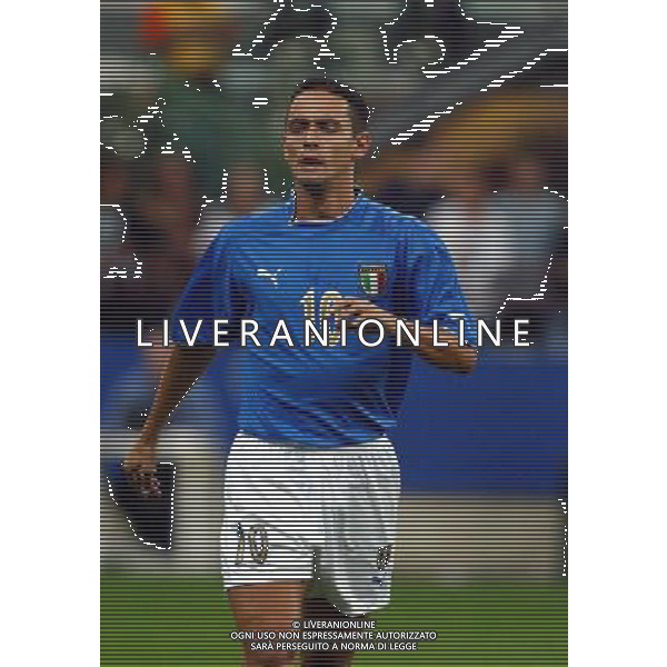 NAZIONALE ITALIANA CALCIO 2004 NELLA FOTO FILIPPO INZAGHI AGENZIA ALDO LIVERANI