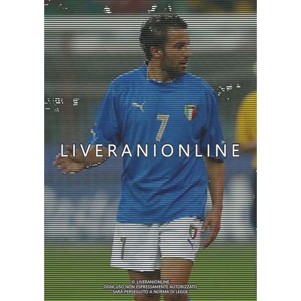 NAZIONALE ITALIANA CALCIO 2004 NELLA FOTO ALESSANDRO DELPIERO AGENZIA ALDO LIVERANI