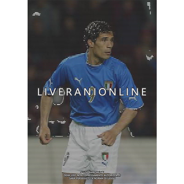 NAZIONALE ITALIANA CALCIO 2004 NELLA FOTO BERNARDO CORRADI AGENZIA ALDO LIVERANI
