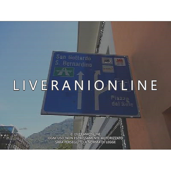 SVIZZERA- BELLINZONA SETTEMBRE 2011 NELLA FOTO BELLINZONA CITTA\' AG ALDO LIVERANI S A S