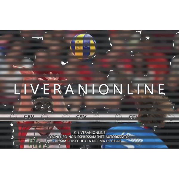 17.09.2011 WIEDEN,AUSTRIA (WIEN,AUSTRIA) - WIENERSTADT HALLE, SIATKOWKA MEZCZYZN (VOLLEYBALL MEN\'S), MISTRZOSTWA EUROPY W SIATKOWCE MEZCZYZN (MEN\'S VOLLEYBALL EUROPEAN CHMPIONSHIPS), POLFINAL (SEMI FINAL) MECZ POLSKA-WLOCHY (POLAND-ITALY) NZ MICHAL KUBIAK (L), MICHAL LASKO FOTO LUKASZ GROCHALA/ CYFRASPORT / NEWSPIX.PL --- Newspix.pl AG ALDO LIVERANI S A S ONLY ITALY *** Local Caption *** www.newspix.pl mail us: info@newspix.pl call us: 0048 022 23 22 222 --- Polish Picture Agency by Ringier Axel Springer Poland