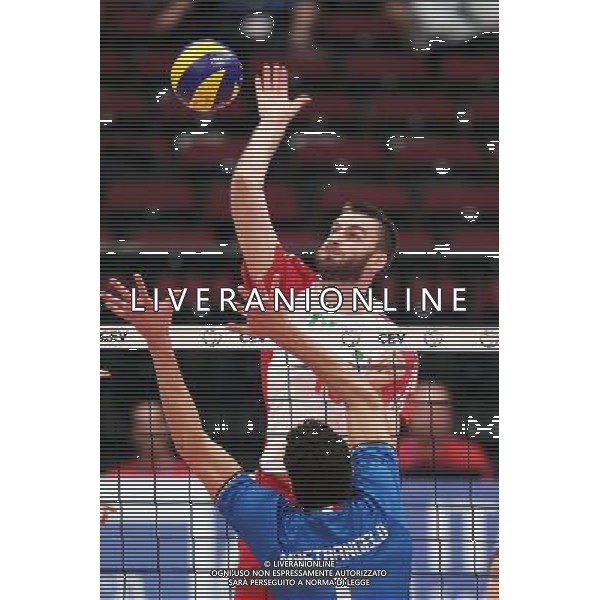17.09.2011 WIEDEN,AUSTRIA (WIEN,AUSTRIA) - WIENERSTADT HALLE, SIATKOWKA MEZCZYZN (VOLLEYBALL MEN\'S), MISTRZOSTWA EUROPY W SIATKOWCE MEZCZYZN (MEN\'S VOLLEYBALL EUROPEAN CHMPIONSHIPS), POLFINAL (SEMI FINAL) MECZ POLSKA-WLOCHY (POLAND-ITALY) NZ MARCIN MOZDZONEK FOTO LUKASZ GROCHALA/ CYFRASPORT / NEWSPIX.PL --- Newspix.pl AG ALDO LIVERANI S A S ONLY ITALY *** Local Caption *** www.newspix.pl mail us: info@newspix.pl call us: 0048 022 23 22 222 --- Polish Picture Agency by Ringier Axel Springer Poland