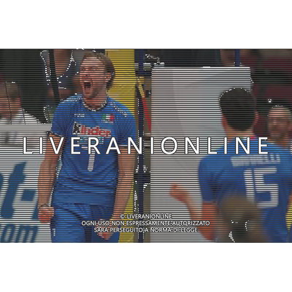 17.09.2011 WIEDEN,AUSTRIA (WIEN,AUSTRIA) - WIENERSTADT HALLE, SIATKOWKA MEZCZYZN (VOLLEYBALL MEN\'S), MISTRZOSTWA EUROPY W SIATKOWCE MEZCZYZN (MEN\'S VOLLEYBALL EUROPEAN CHMPIONSHIPS), POLFINAL (SEMI FINAL) MECZ POLSKA-WLOCHY (POLAND-ITALY) NZ MICHAL LASKO RADOSC FOTO LUKASZ GROCHALA/ CYFRASPORT / NEWSPIX.PL --- Newspix.pl AG ALDO LIVERANI S A S ONLY ITALY *** Local Caption *** www.newspix.pl mail us: info@newspix.pl call us: 0048 022 23 22 222 --- Polish Picture Agency by Ringier Axel Springer Poland