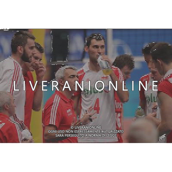 17.09.2011 WIEDEN,AUSTRIA (WIEN,AUSTRIA) - WIENERSTADT HALLE, SIATKOWKA MEZCZYZN (VOLLEYBALL MEN\'S), MISTRZOSTWA EUROPY W SIATKOWCE MEZCZYZN (MEN\'S VOLLEYBALL EUROPEAN CHMPIONSHIPS), POLFINAL (SEMI FINAL) MECZ POLSKA-WLOCHY (POLAND-ITALY) NZ ANDREA ANASTASI - TRENER, HEAD COACH FOTO LUKASZ GROCHALA/ CYFRASPORT / NEWSPIX.PL --- Newspix.pl AG ALDO LIVERANI S A S ONLY ITALY *** Local Caption *** www.newspix.pl mail us: info@newspix.pl call us: 0048 022 23 22 222 --- Polish Picture Agency by Ringier Axel Springer Poland