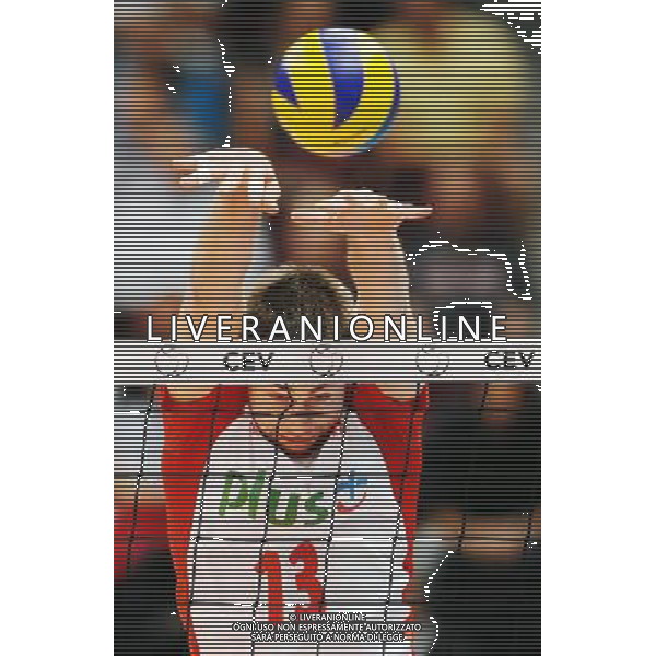17.09.2011 WIEDEN VIENNA SIATKOWKA MEZCZYZN MISTRZOSTWA EUROPY W SIATKOWCE MEZCZYZN AUSTRIA CZECHY 2011 CEV MEN VOLLEYBALL EUROPEAN CHAMPIONSHIP SPOTKANIE BARAZOWE WLOCHY - POLSKA ITALY VS. POLAND QUARTER FINAL GAME N/Z MICHAL KUBIAK FOT LUKASZ LASKOWSKI / PRESSFOCUS NEWSPIXPL --- Newspix.pl AG ALDO LIVERANI S A S ONLY ITALY *** Local Caption *** www.newspix.pl mail us: info@newspix.pl call us: 0048 022 23 22 222 --- Polish Picture Agency by Ringier Axel Springer Poland