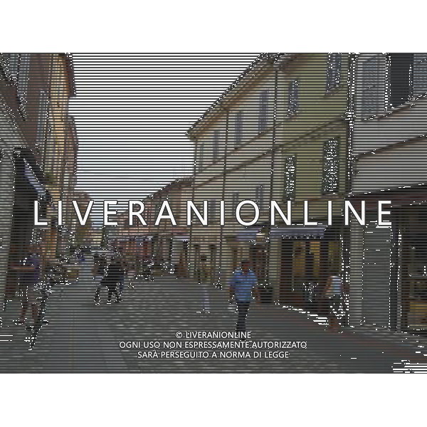 SANTARCANGELO DI ROMAGNA RIMINI SETTEMBRE 2011 NELLA FOTO IL BORGO AG ALDO LIVERANI S A S