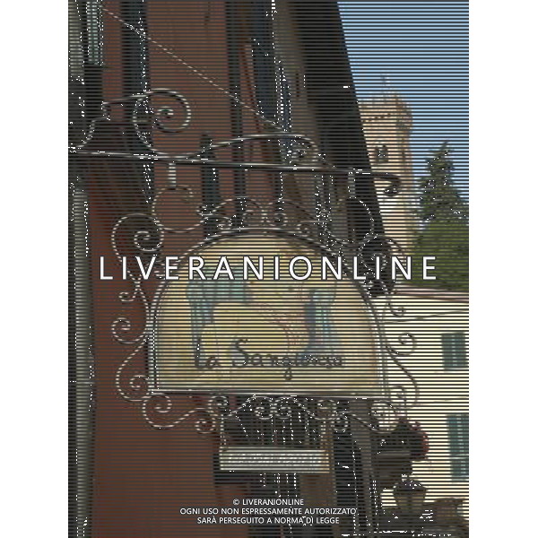 SANTARCANGELO DI ROMAGNA RIMINI SETTEMBRE 2011 NELLA FOTO RISTORANTE LA SANGIOVESA AG ALDO LIVERANI S A S