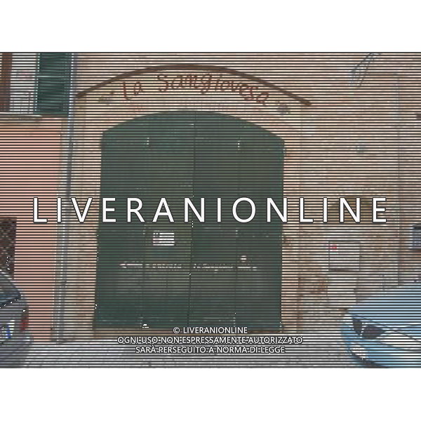 SANTARCANGELO DI ROMAGNA RIMINI SETTEMBRE 2011 NELLA FOTO RISTORANTE LA SANGIOVESA AG ALDO LIVERANI S A S