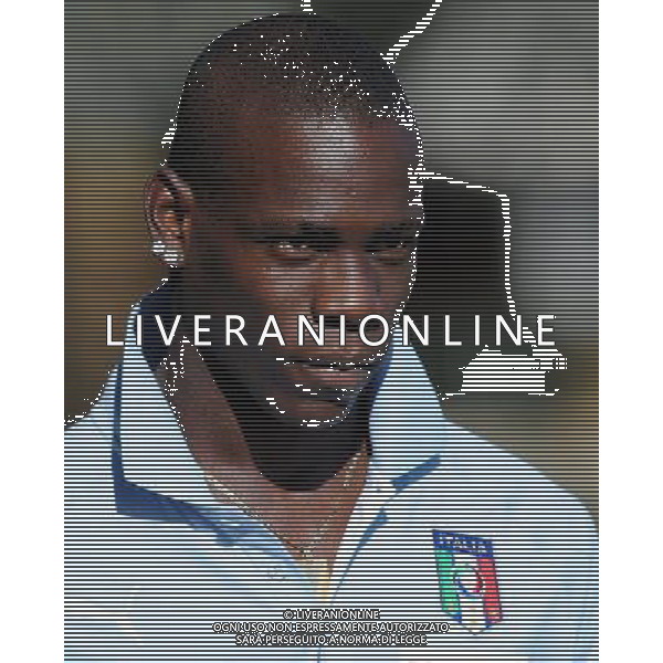 Raduno Nazionale Italiana a Coverciano Firenze - 03.10.2011 Allenamento Nella Foto:balotelli /Ph.Vitez-Ag. Aldo Liverani