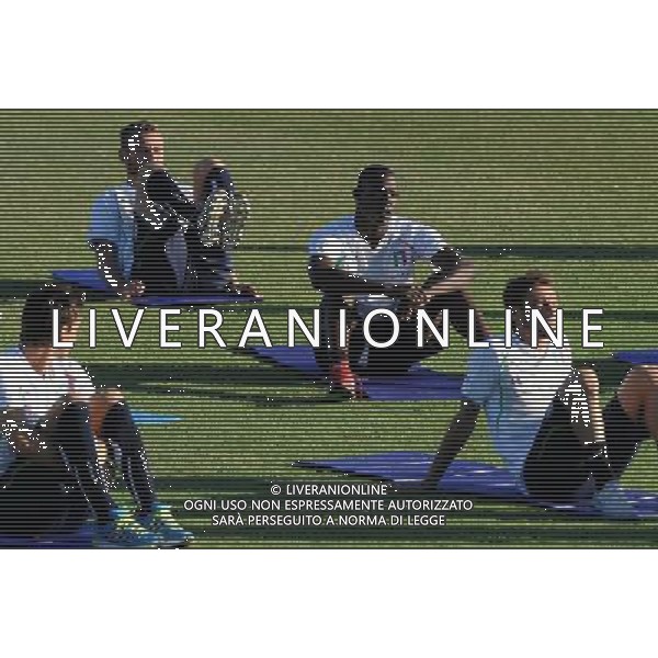 Raduno Nazionale Italiana a Coverciano Firenze - 03.10.2011 Allenamento Nella Foto:balotelli marchisio de rossi /Ph.Vitez-Ag. Aldo Liverani