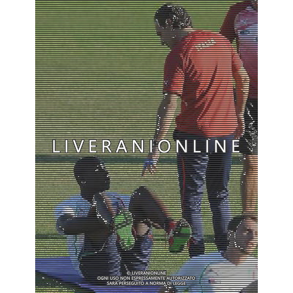 Raduno Nazionale Italiana a Coverciano Firenze - 03.10.2011 Allenamento Nella Foto:balotelli prandelli /Ph.Vitez-Ag. Aldo Liverani