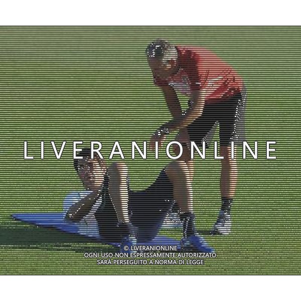 Raduno Nazionale Italiana a Coverciano Firenze - 03.10.2011 Allenamento Nella Foto:buffon /Ph.Vitez-Ag. Aldo Liverani