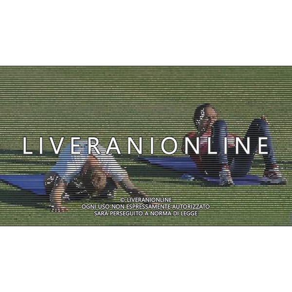 Raduno Nazionale Italiana a Coverciano Firenze - 03.10.2011 Allenamento Nella Foto:prandelli de rossi /Ph.Vitez-Ag. Aldo Liverani