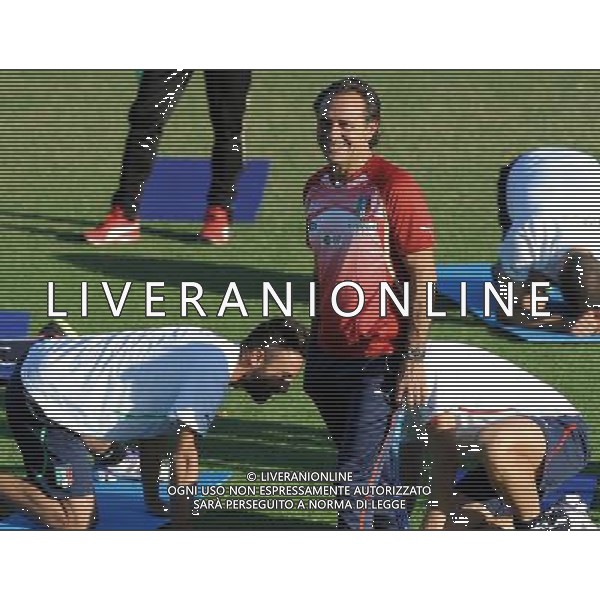 Raduno Nazionale Italiana a Coverciano Firenze - 03.10.2011 Allenamento Nella Foto:prandelli /Ph.Vitez-Ag. Aldo Liverani