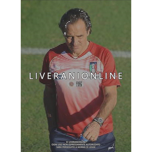 Raduno Nazionale Italiana a Coverciano Firenze - 03.10.2011 Allenamento Nella Foto:prandelli /Ph.Vitez-Ag. Aldo Liverani