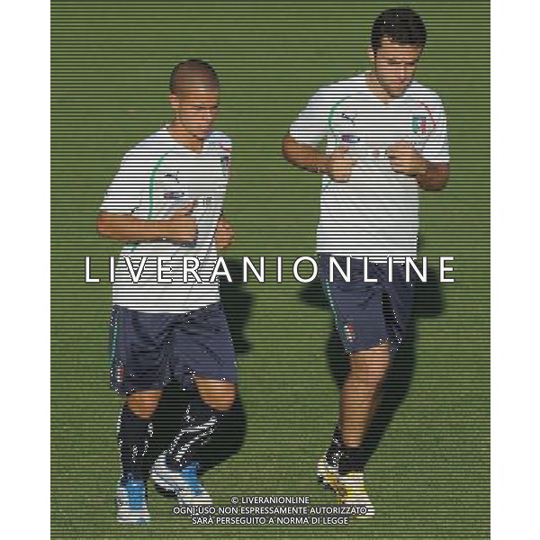 Raduno Nazionale Italiana a Coverciano Firenze - 03.10.2011 Allenamento Nella Foto:giovinco rossi /Ph.Vitez-Ag. Aldo Liverani