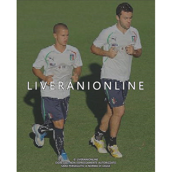 Raduno Nazionale Italiana a Coverciano Firenze - 03.10.2011 Allenamento Nella Foto:giovinco rossi /Ph.Vitez-Ag. Aldo Liverani