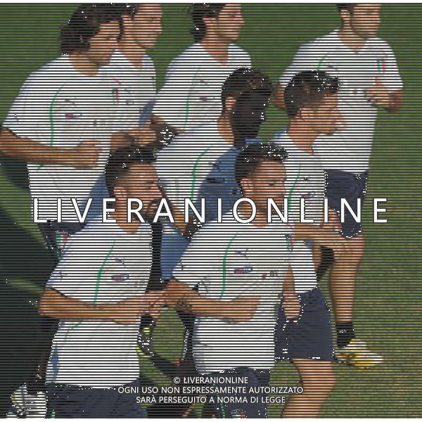 Raduno Nazionale Italiana a Coverciano Firenze - 03.10.2011 Allenamento Nella Foto:cigarini cassani gruppo /Ph.Vitez-Ag. Aldo Liverani