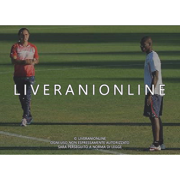 Raduno Nazionale Italiana a Coverciano Firenze - 03.10.2011 Allenamento Nella Foto:balotelli prandelli /Ph.Vitez-Ag. Aldo Liverani