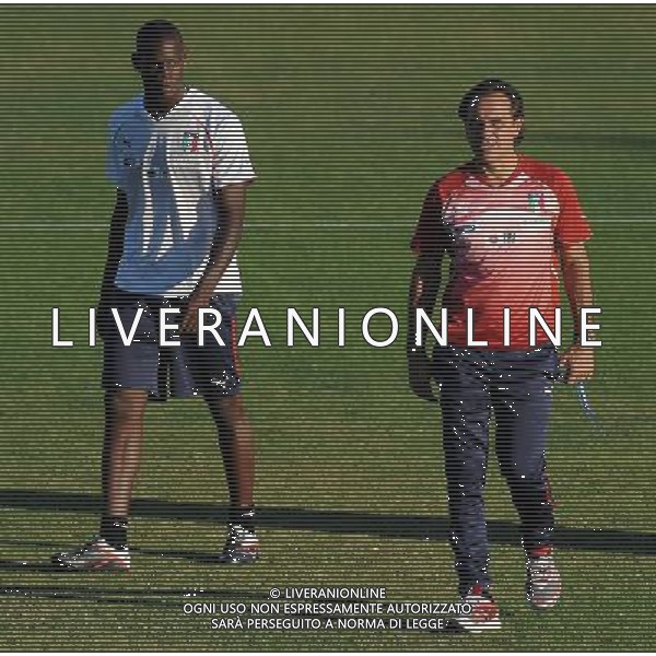 Raduno Nazionale Italiana a Coverciano Firenze - 03.10.2011 Allenamento Nella Foto:balotelli prandelli /Ph.Vitez-Ag. Aldo Liverani